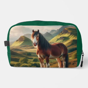 Schotland hooglanden Clydesdale paard Toilettasje