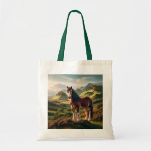 Schotland hooglanden Clydesdale paard Tote Bag