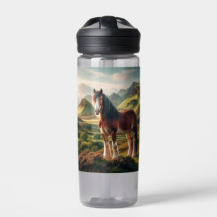 Schotland hooglanden Clydesdale paard Waterfles