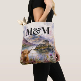Schotland Hooglanden Esthetiek, Monogram Modern Tote Bag