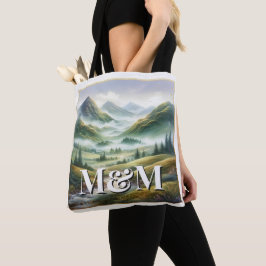 Schotland Hooglanden Esthetiek, Monogram Modern Tote Bag