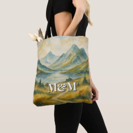 Schotland Hooglanden Esthetiek, Monogram Modern Tote Bag