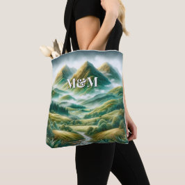 Schotland Hooglanden Esthetiek, Monogram Modern Tote Bag