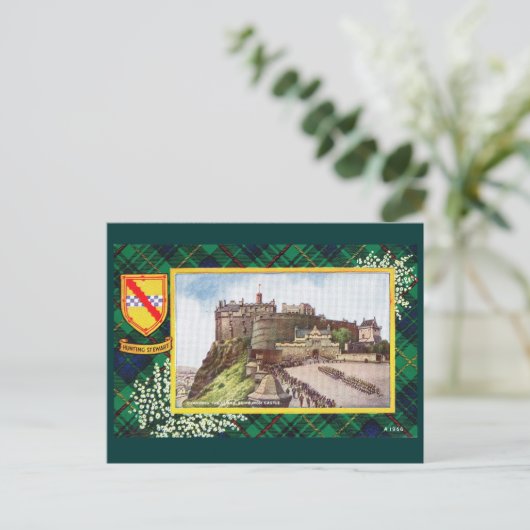  Schotland, Hunting Stewart Edinburgh Briefkaart (Staand voorkant)