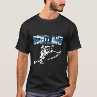 Schotland IJshockey Jersey Schotse Hockey Team Fa T-shirt
