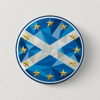 Schotland in EU-badge Ronde Button 5,7 Cm