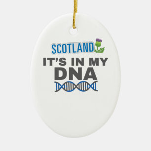 Schotland In mijn DNA Scottish Heritage Gift Keramisch Ornament