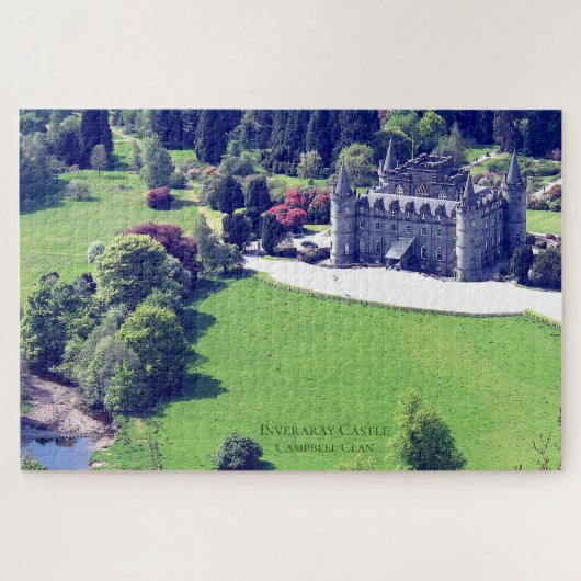 Schotland Inveraray Castle Campbell Clan Puzzle Legpuzzel (Horizontaal)
