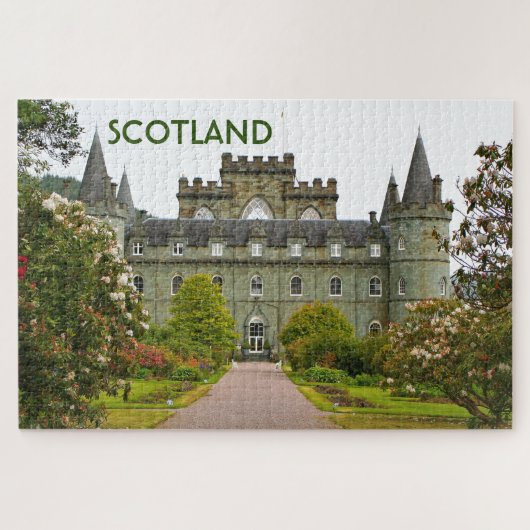 Schotland: Inveraray Castle Legpuzzel (Horizontaal)