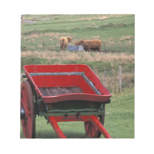 Schotland, Isle of Skye, Kilmuir. Boerderijdieren Notitieblok