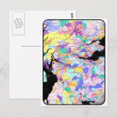 Schotland Kaart Schotse klans Foto (Voorkant / Achterkant)