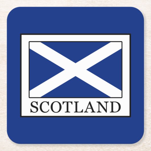 Schotland Kartonnen Onderzetters (Voorkant)