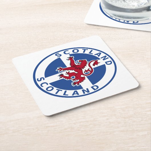 Schotland Kartonnen Onderzetters (Schuin)