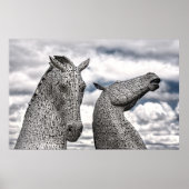 schotland kelpies poster (Voorkant)