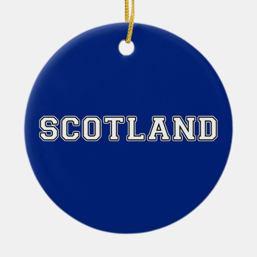 Schotland Keramisch Ornament (Voorkant)