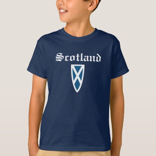 Schotland Kinder T-Shirt (Voorkant)
