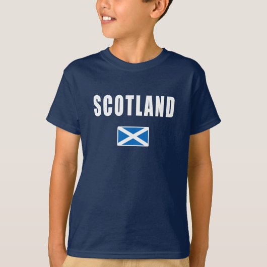 Schotland Kinder T-Shirt (Voorkant)