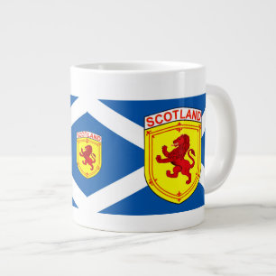 Schotland, Klimmende leeuw, Oude vlag van Schotl Grote Koffiekop