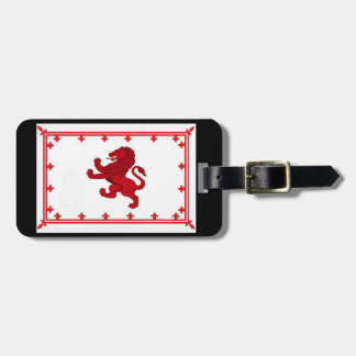 Schotland Klimmende leeuw/Oude vlag wit Bagagelabel