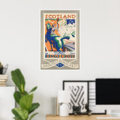 Schotland Kunst Reisposter Schotse Print (Thuiskantoor)