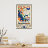 Schotland Kunst Reisposter Schotse Print (Keuken)