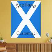 Schotland Land Vlag Thunder_Cove Canvas Afdruk (Insitu (Woonkamer))