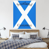 Schotland Land Vlag Thunder_Cove Canvas Afdruk (Insitu (Slaapkamer))