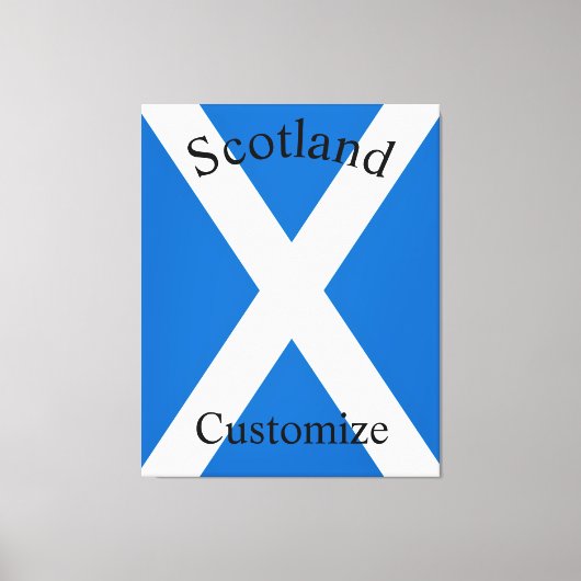 Schotland Land Vlag Thunder_Cove Canvas Afdruk (Voorkant)