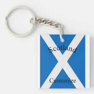 Schotland Land Vlag Thunder_Cove Sleutelhanger