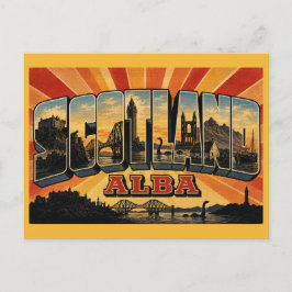 Schotland Landelijk Vintage Briefkaart