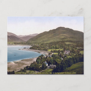 Schotland landschap c1895, Aarochar, Loch Long Briefkaart