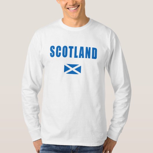Schotland Lange mouwen T-shirt (Voorkant)