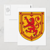 Schotland Leeuw Rampant Schild Briefkaart (Voorkant / Achterkant)
