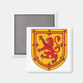 Schotland Leeuw Rampant Schild Magneet (Voorkant / Achterkant)