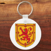 Schotland Leeuw Rampant Schild Sleutelhanger (Voorkant)