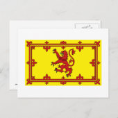 Schotland Lion Flag Briefkaart (Voorkant / Achterkant)