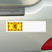 Schotland Lion Flag Bumpersticker (Op auto)