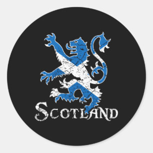 Schotland Lion Rampant Schotland Ronde Sticker