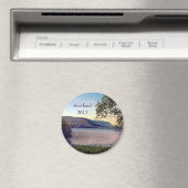 Schotland Loch met Tree Scene Magneet (Insitu (Vaatwasser))