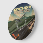 Schotland Locomotief Reisposter Grote Klok (Hoek)