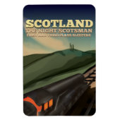 Schotland Locomotief Reisposter Magneet (Verticaal)