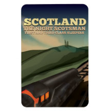 Schotland Locomotief Reisposter
