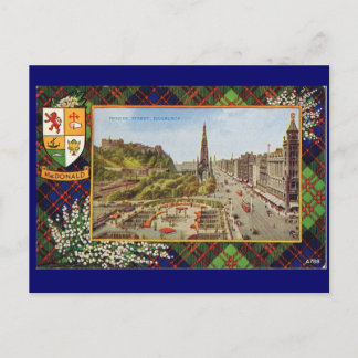  Schotland, MacDonald Tartan Briefkaart