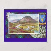  Schotland, Mackenzie tartan, Ballater Briefkaart (Voorkant)