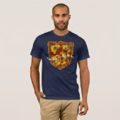 Schotland Mannen Dark Shirt (Voorkant volledig)