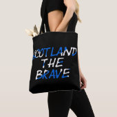Schotland met de dappere bovenlaag op de Schotse v Tote Bag (Dichtbij)