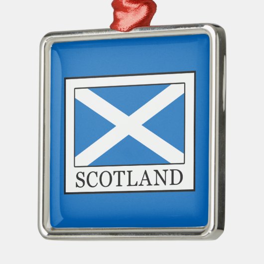 Schotland Metalen Ornament (Links)