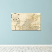 Schotland noord canvas afdruk (Insitu (Houten vloer))