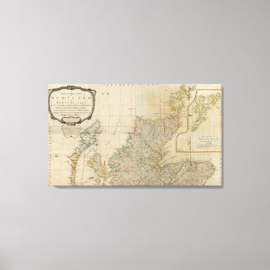 Schotland noord canvas afdruk (Voorkant)