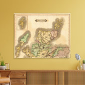 Schotland noord canvas afdruk (Insitu (Woonkamer))